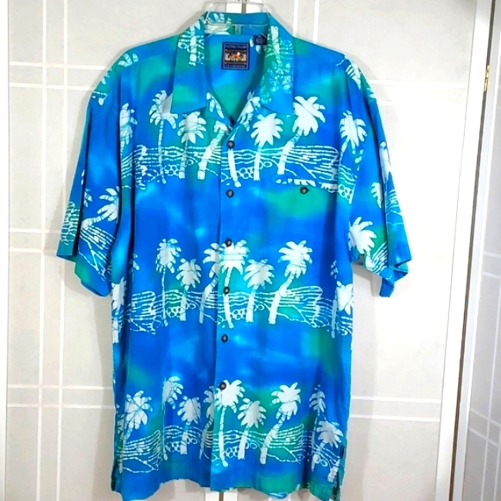 McNeel Palmer men's aloha cotton shirt XL